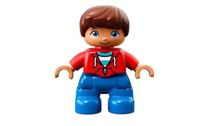 LEGO DUPLO Child Boy - Blue Legs, Red Top (47205pb056)