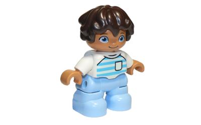 LEGO DUPLO Child Boy - White Top with Stripes and Pocket (47205pb068)