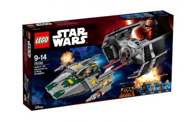 LEGO STAR WARS TIE Advanced против A-wing 75150