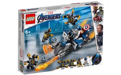 LEGO Super Heroes Капитан Америка: Атака Аутрайдеров (76123)