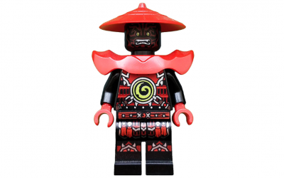 LEGO NINJAGO Swordsman - Dark Red Markings (njo222)