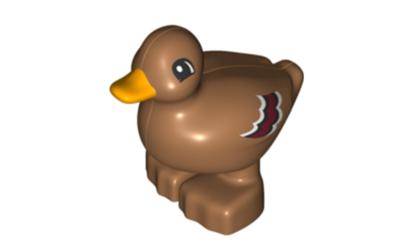 LEGO DUPLO Duck - Female/Medium Nougat (bb0647c01pb01-used)