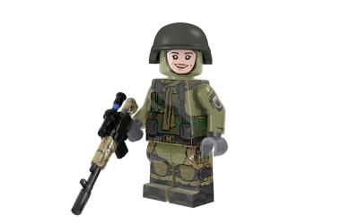 лего Ukrainian Female Sniper BMF586