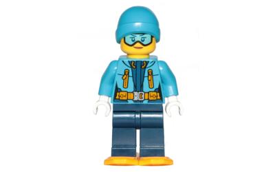 LEGO City Arctic Explorer - Female, Ski Goggles, Snowshoes (cty0906-used)
