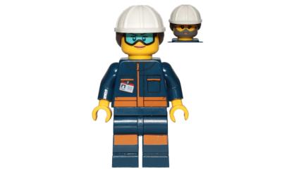 LEGO City Rocket Engineer - Female, Dark Blue Jumpsuit (cty1038)