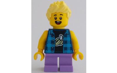 LEGO City Child - Boy, Flannel Vest over Shirt with Banana (cty1615)