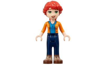 LEGO Friends Mia (Adult) - Dark Azure Shirt, Orange Sweater (frnd585)