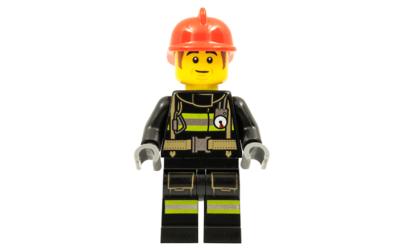 LEGO City Fire Fighter Bob - Red Hat (hol248)