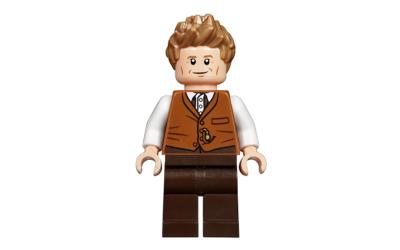 LEGO Harry Potter Newt Scamander - Dark Orange Vest (hp165)