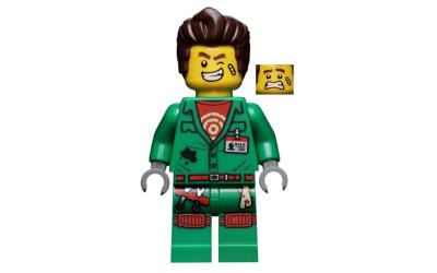 LEGO Hidden Side Douglas Elton / El Fuego - Coveralls with Hair (hs005)