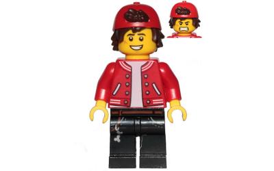 LEGO Hidden Side Jack Davids - Red Jacket, Backwards Cap (hs052-used)