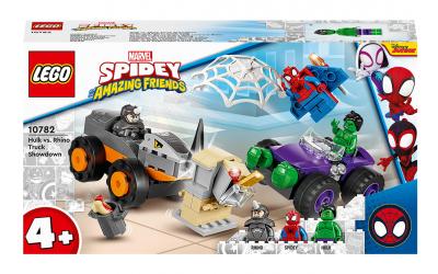 LEGO Super Heroes Marvel Spidey Схватка Халка и Носорога на грузовиках (10782)