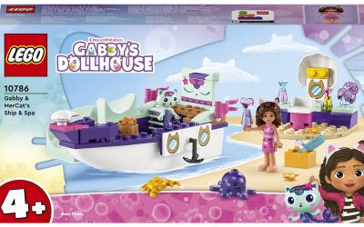 LEGO Gabby's Dollhouse Корабель і спа Ґаббі й Нявки (10786)