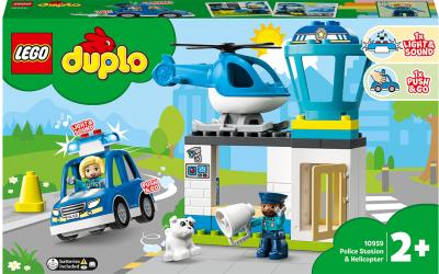 LEGO DUPLO Town Поліцейська дільниця та гелікоптер (10959)