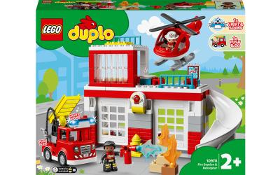 LEGO DUPLO Town Пожежне депо та гелікоптер (10970)