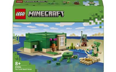 LEGO Minecraft Пляжный дом в форме черепахи (21254)