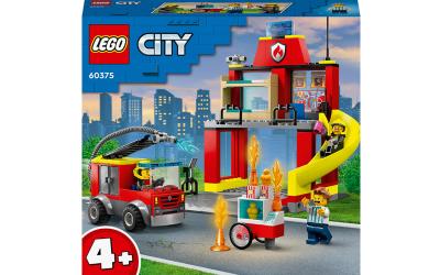 LEGO City Пожарная часть и пожарная машина (60375)