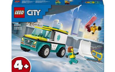 LEGO City Карета скорой помощи и сноубордист (60403)