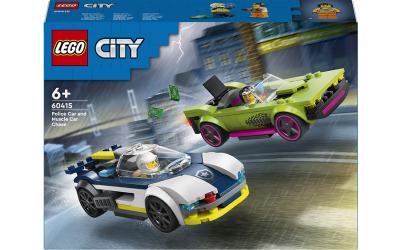 LEGO City Преследование маслкара на полицейском автомобиле (60415)
