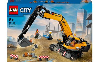 LEGO City Жовтий будівельний екскаватор (60420)