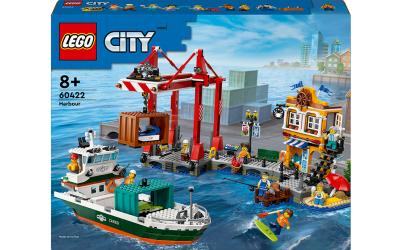 LEGO City Морська гавань із вантажним судном (60422)