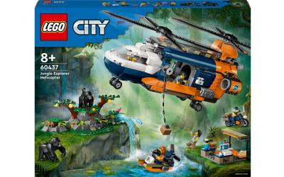 LEGO City Вертолет в базовом лагере для исследования джунглей (60437)