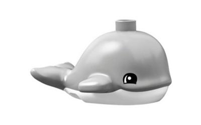 LEGO DUPLO Whale Baby - Light Bluish Gray (6262209)