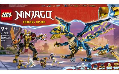 LEGO NINJAGO Стихийный дракон против робота Императрицы (71796)