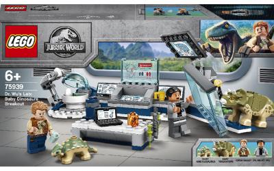 LEGO Jurassic World Лабораторія доктора Ву: втеча малюка динозавра (75939)