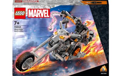 LEGO Super Heroes Marvel Примарний Вершник: робот і мотоцикл (76245)