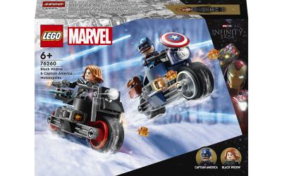 LEGO Super Heroes Marvel Мотоцикли Чорної Вдови й Капітана Америка (76260)