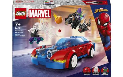 LEGO Super Heroes Marvel Гоночный автомобиль Человека-Паука и Зеленый Гоблин с ядом Венома (76279)