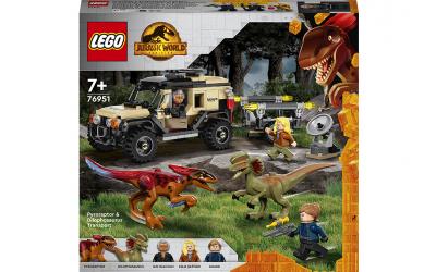 LEGO Jurassic World Перевозка пирораптора и дилофозавра (76951)