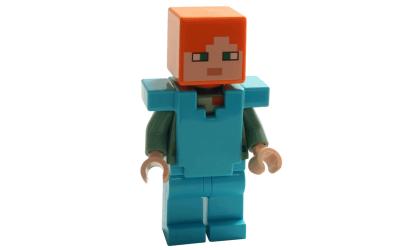 LEGO Minecraft Alex - Medium Azure Legs and Armor (min070)