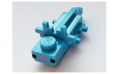 LEGO Minecraft Axolotl/Medium Blue (mineaxolotl03)