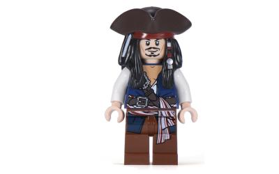 лего Captain Jack Sparrow - Tricorne, Blue Vest poc024