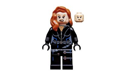 LEGO Super Heroes Black Widow - Black Jumpsuit, Printed Legs (sh035)