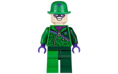 LEGO Super Heroes The Riddler - Green and Dark Green Zipper Outfit (sh088)