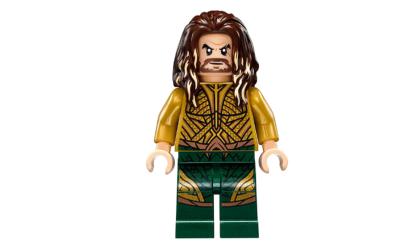 LEGO Super Heroes Aquaman - Dark Brown Long Hair (sh429)