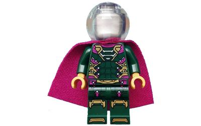 LEGO Super Heroes Mysterio - Flat Silver Head, Trans-Clear Helmet (sh580)