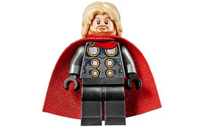 LEGO Super Heroes Thor - Spongy Cape, Pearl Dark Gray Legs (sh623)
