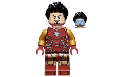 LEGO Super Heroes Iron Man - Mark 85 Armor, Black Hair (sh731)