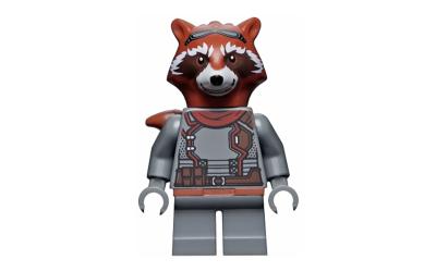LEGO Super Heroes Rocket Raccoon - Dark Bluish Gray Outfit (sh742)