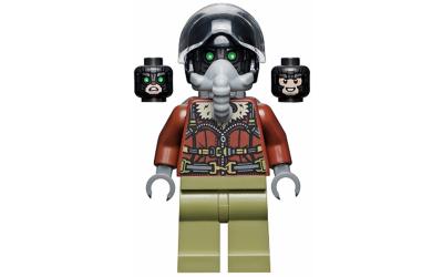 LEGO Super Heroes Vulture - Reddish Brown Bomber Jacket, Aviator Oxygen Mask (sh775)