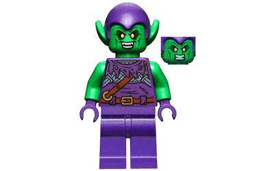 LEGO Super Heroes Green Goblin - Bright Green Skin, Dark Purple Outfit (sh813)