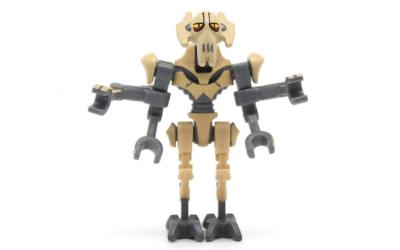 LEGO Star Wars General Grievous - Bent Legs, Tan Armor (sw0254)
