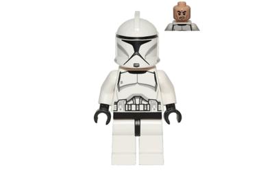 LEGO Star Wars Clone Trooper (Phase 1) - Scowl (sw0442)