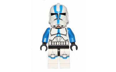 LEGO Star Wars Clone Trooper, 501st Legion - Blue Arms, Large Eyes (sw0445-used)