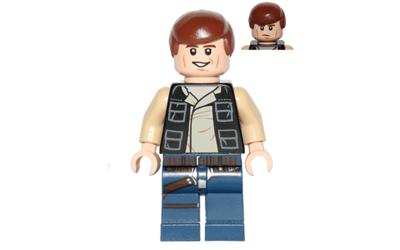 LEGO Star Wars Han Solo - Dark Blue Legs, Vest with Pockets (sw0539)
