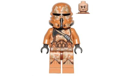 LEGO Star Wars Clone Airborne Trooper - Geonosis Camouflage, Smirk (sw0605)